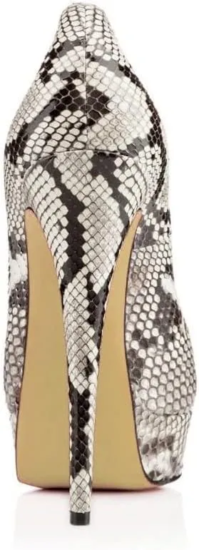 Mettesally Women's Peep Toe Platform Sandals Stiletto Heel Open Toe Pumps Party Dress Shoes