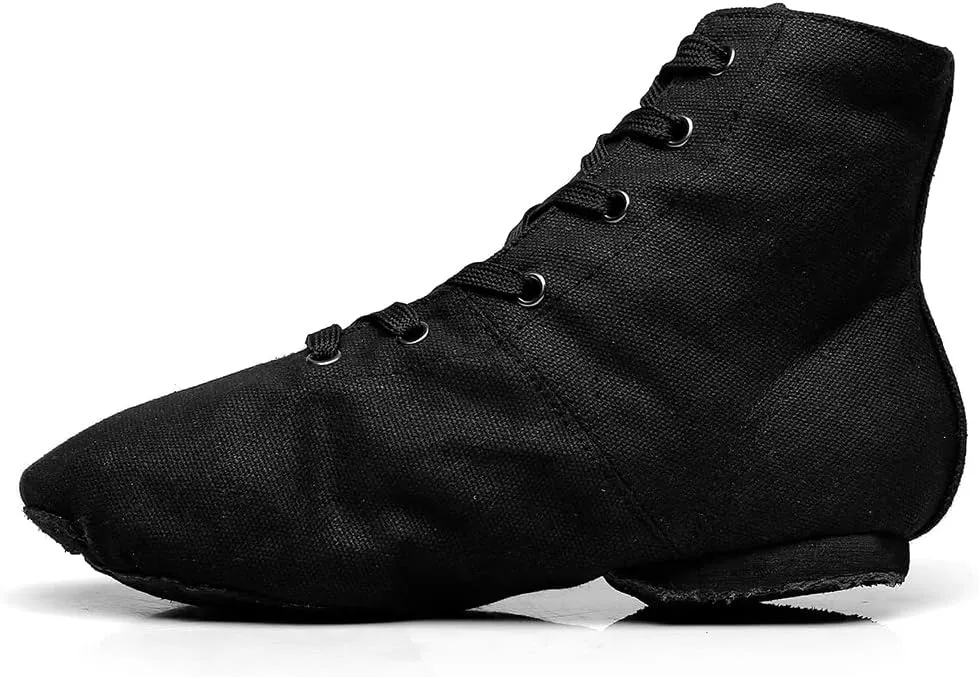 MSMAX Jazz Dance Shoes for Girls Lace-up Dancing Ballet Boots Sneakers for Boys