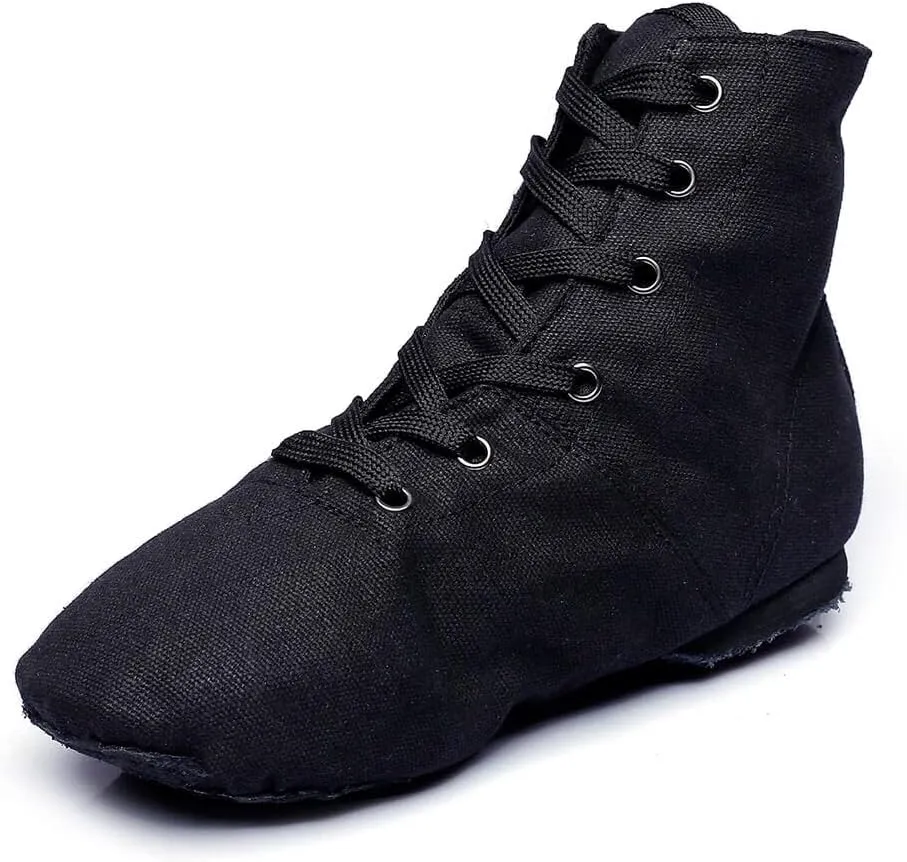 MSMAX Jazz Dance Shoes for Girls Lace-up Dancing Ballet Boots Sneakers for Boys