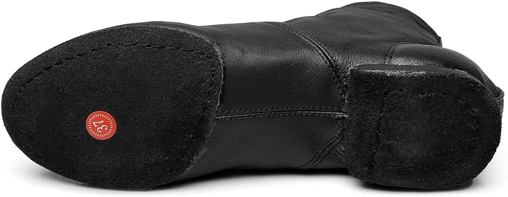 MSMAX Woman's Classic Yoga Leather Ballet Dancing Shoes,Natural