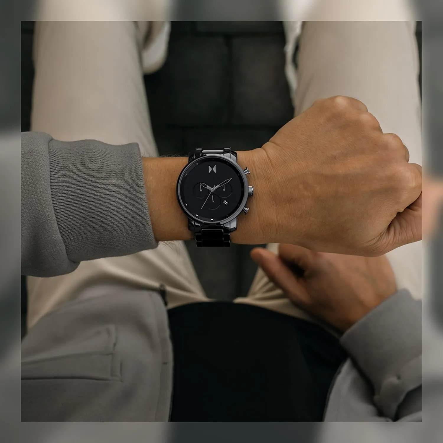 MVMT Chrono Men's Watch - Japanese Quartz Chronograph - Water Resistant 3 to 5 ATM/30 to 50 Meters