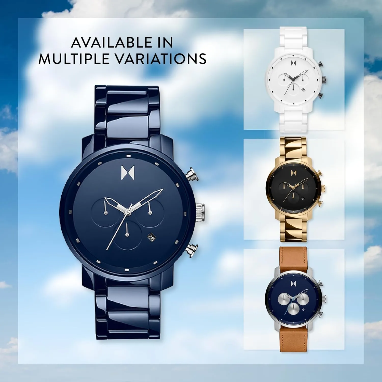 MVMT Chrono Men's Watch - Japanese Quartz Chronograph - Water Resistant 3 to 5 ATM/30 to 50 Meters