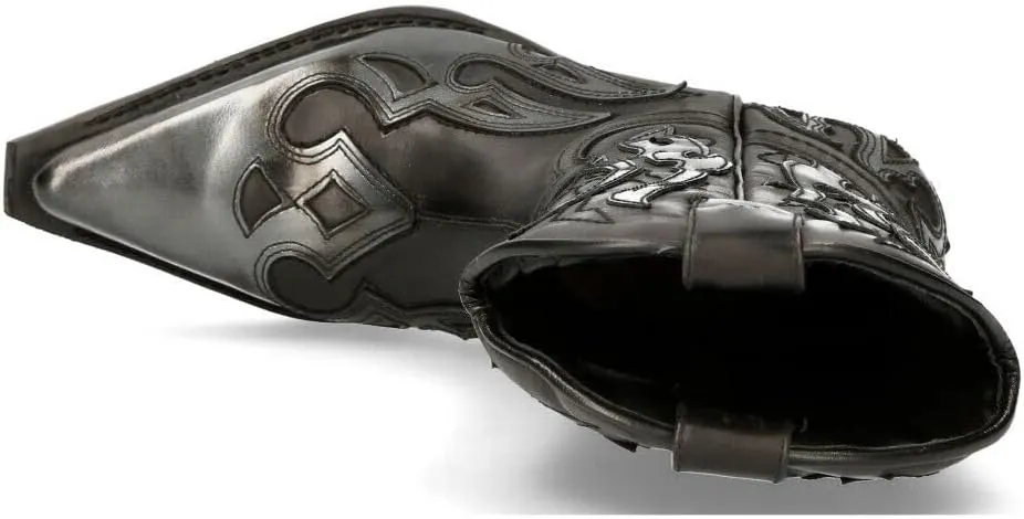 New Rock 7921 Men's Flame Western Cowboy Boots