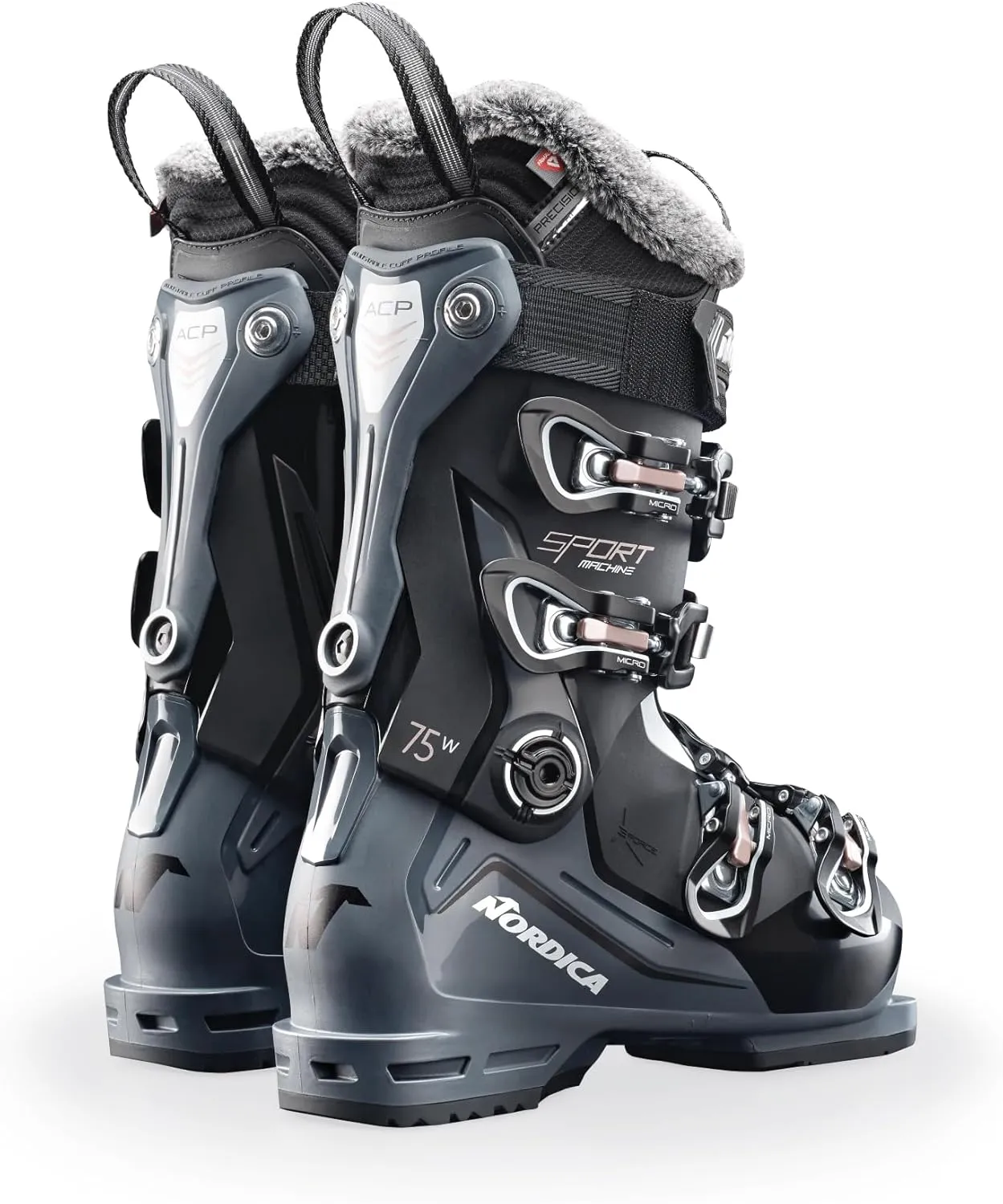 Nordica Women's Durable Warm Insulated Water-Resistant All-Mountain Sportmachine 3 75 W Ski Boots