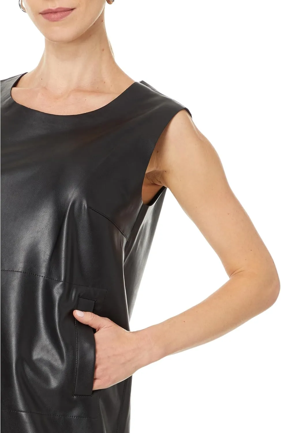 Norma Kamali Women's Sleeveless Tailored Mini Dress
