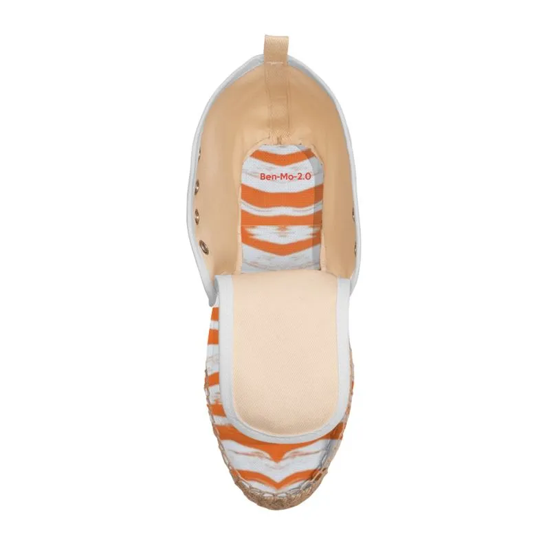 'Orange Swirl' Hi-top Espardilles