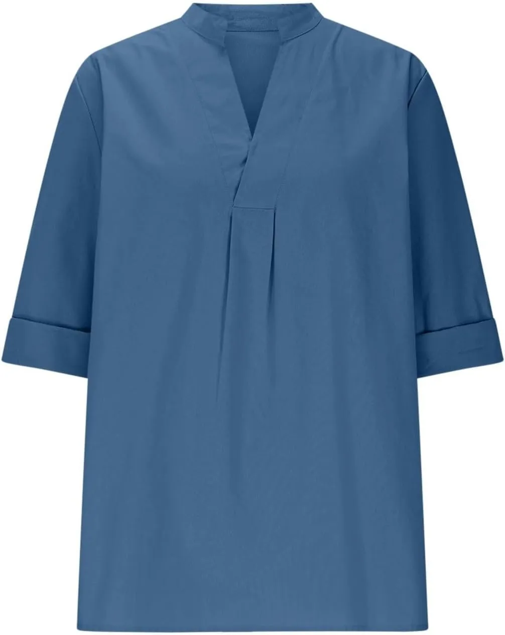 Oversized Shirts for Women Casual Slanted Button Vneck Short Sleeve Tshirt Thin Lightweight Breathable Summer Outfits