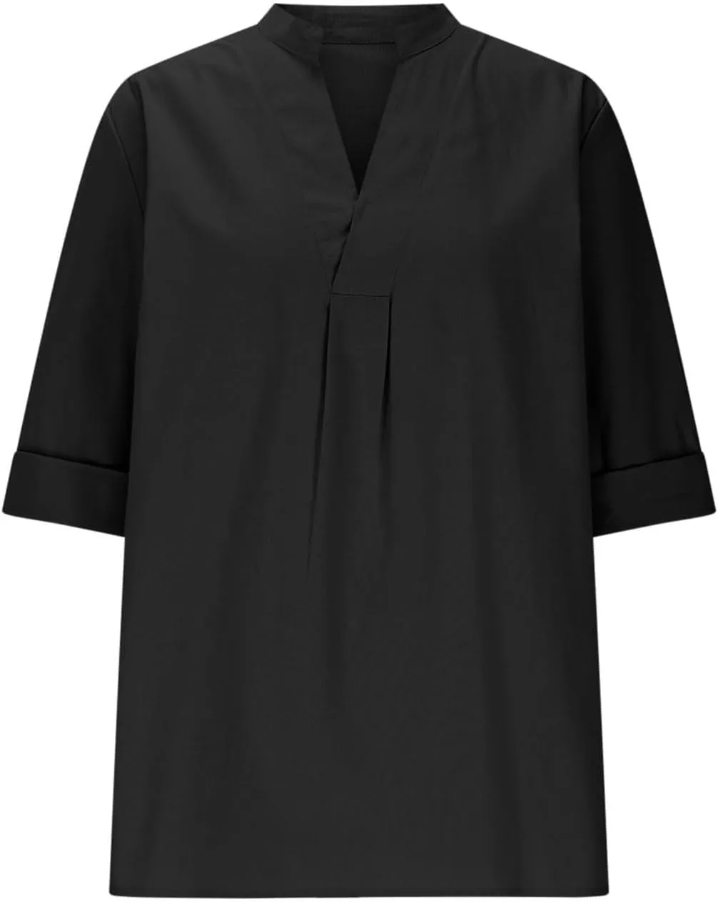 Oversized Shirts for Women Casual Slanted Button Vneck Short Sleeve Tshirt Thin Lightweight Breathable Summer Outfits