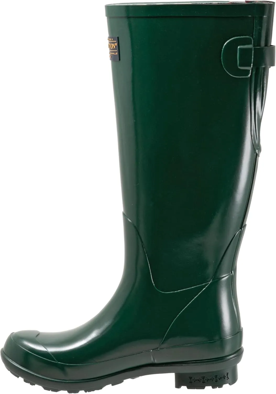 PENDLETON Women's Tall Rain Boots, Premium Rubber, Adjustable Buckle, Non-Slip Sole, 13.75" Shaft
