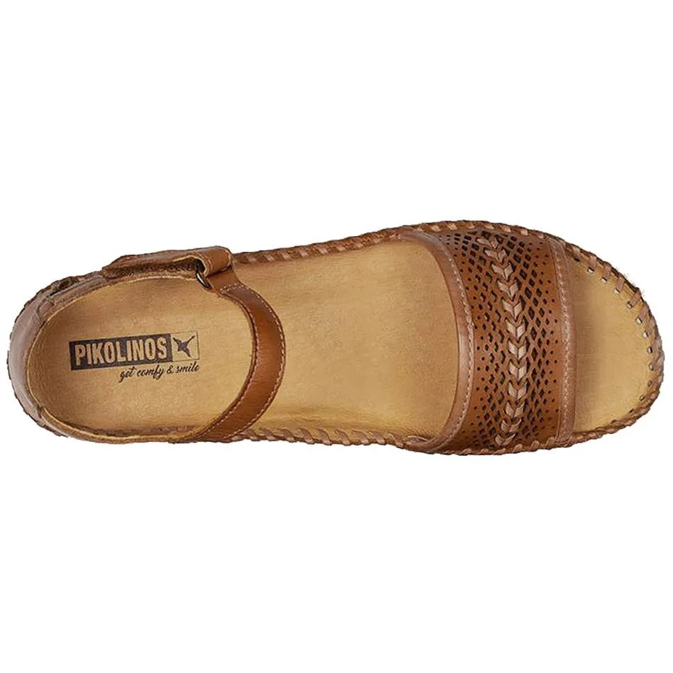 Pikolinos Cadaques Calfskin Leather Women's Ankle Strap Sandals