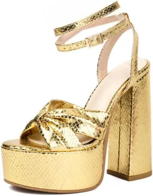 Platform Heels for Women Ankle Strap Chunky High Heel Sandals