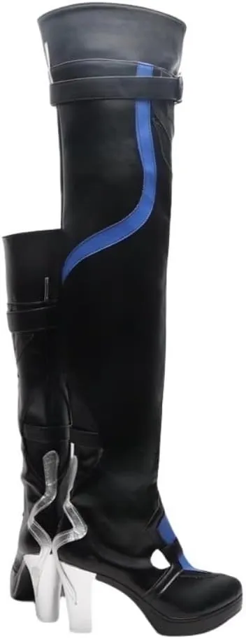 Raiden Bosenmori Mei Cosplay Shoes for Game Honkai: Star Rail Cos Halloween Women Men High Heel Custom Made Anime