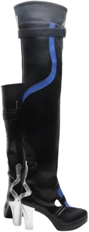 Raiden Bosenmori Mei Cosplay Shoes for Game Honkai: Star Rail Cos Halloween Women Men High Heel Custom Made Anime