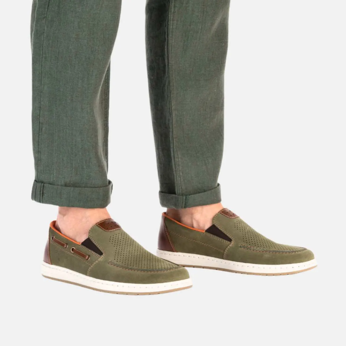 Rieker Herresko Olive M