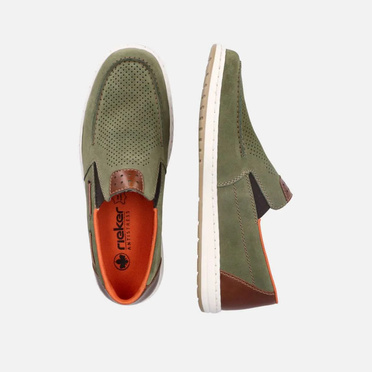 Rieker Herresko Olive M