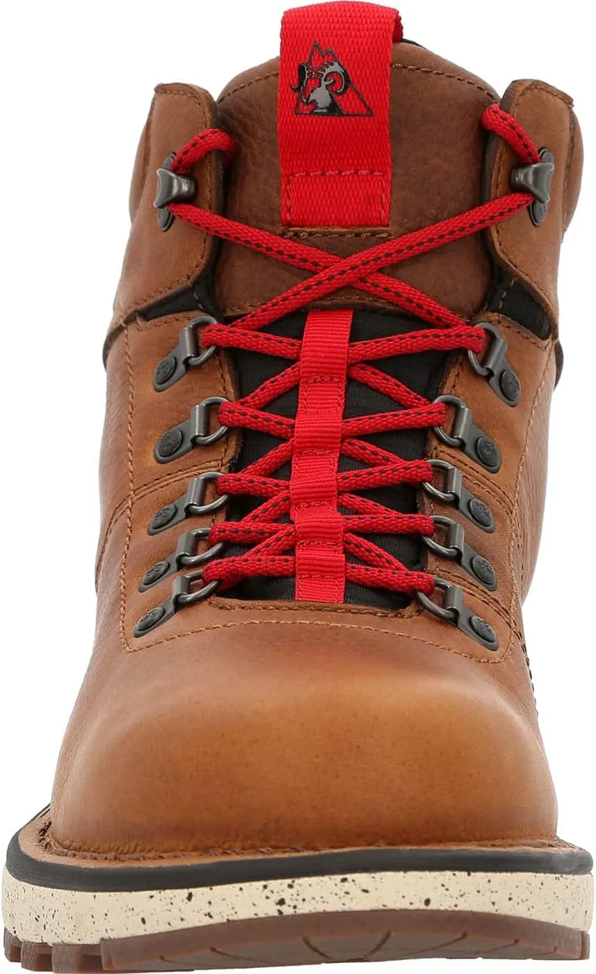 ROCKY Mens Legacy 32 Waterproof Round Toe Hiking Hiking Casual Boots Ankle - Brown