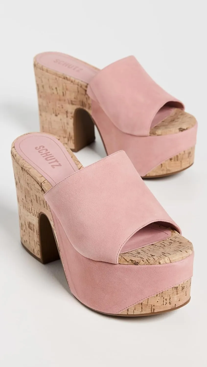 SCHUTZ Women's Dalle Wave Platform Sandals
