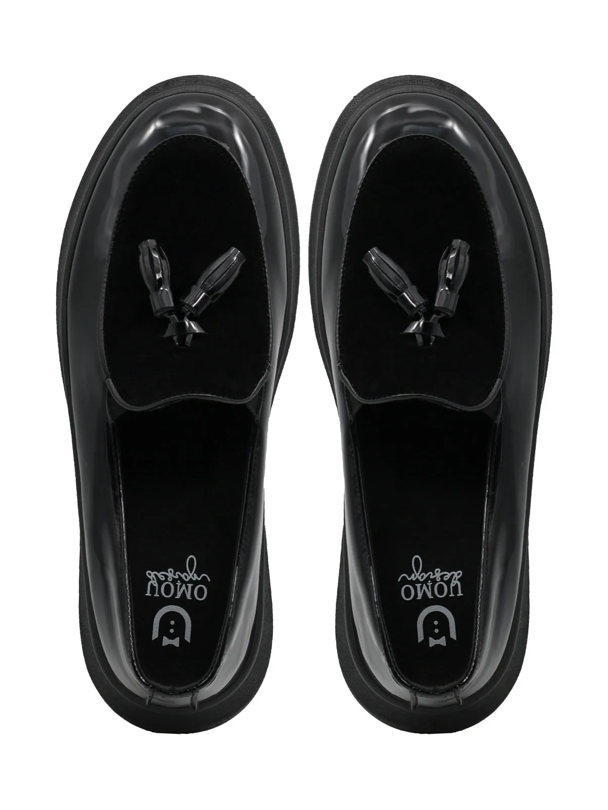 SHINY TASSEL LOAFERS