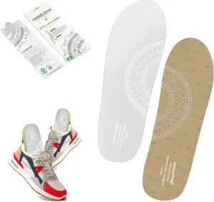 Silicone Self-Adhesive Insoles Sticker for Sneakers 0.5MM Relieve Plantar Fasciitis Keep Shoes Dry Comfortable,Anti Odor,Resistant(Size:M:4.5-10/W:9-12/<44/<28CM/Transparent-1pair)