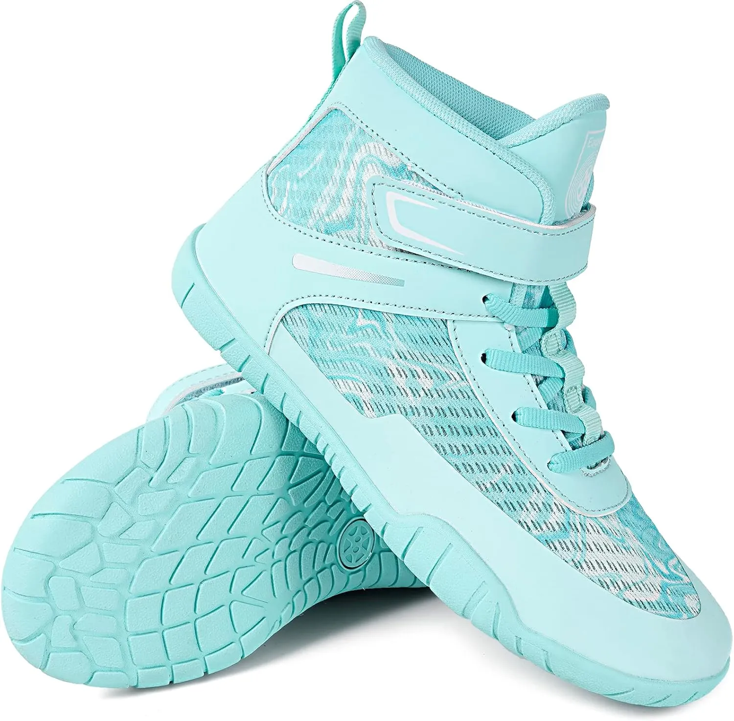 Sisttke Kids Wrestling Shoes Boys Girls Boxing Shoes Fitness Sneakers Zero Drop Sole