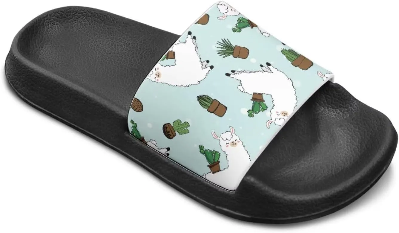 Slides for Girls - Comfortable Slip-On Kids Sandals, Slides for Indoor and Outdoor The Beach and Pool