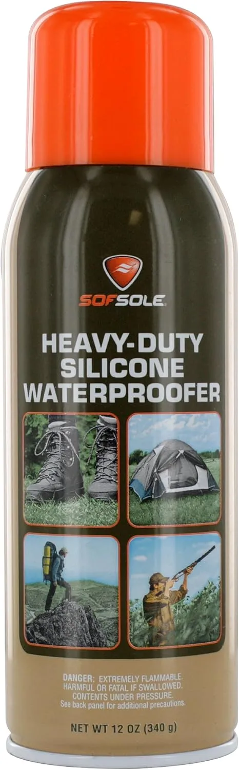 Sof Sole Silicone Waterproofer Spray for Boots,Tents and Outdoor Gear 12-ounce