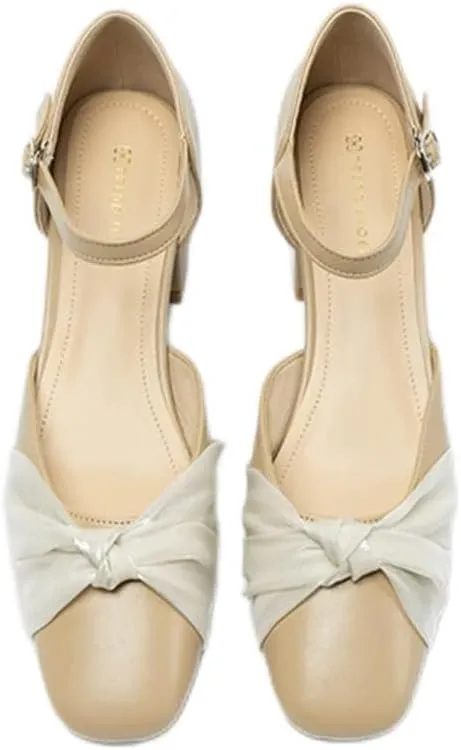 Spring Mid-heeled Sandals Mesh A Word with Package Thick with Single Shoes 3cm
