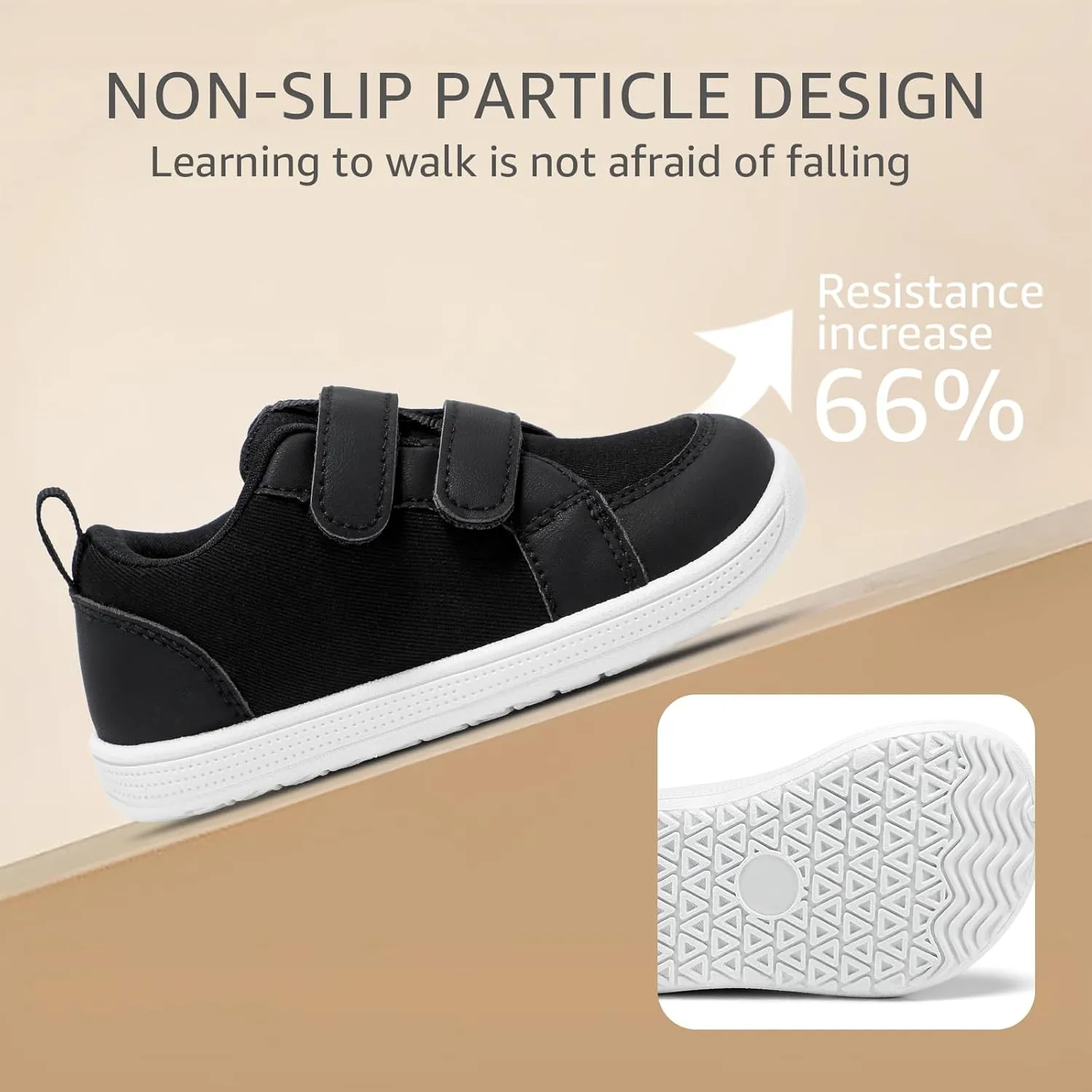 STQ Toddler Wide Toe Box Barefoot Shoes Girls Boys Sneakers Kids Tennis Shoes Lightweight Non-Slip Zero Drop First Walking Shoe Comfort Outdoor Activities School