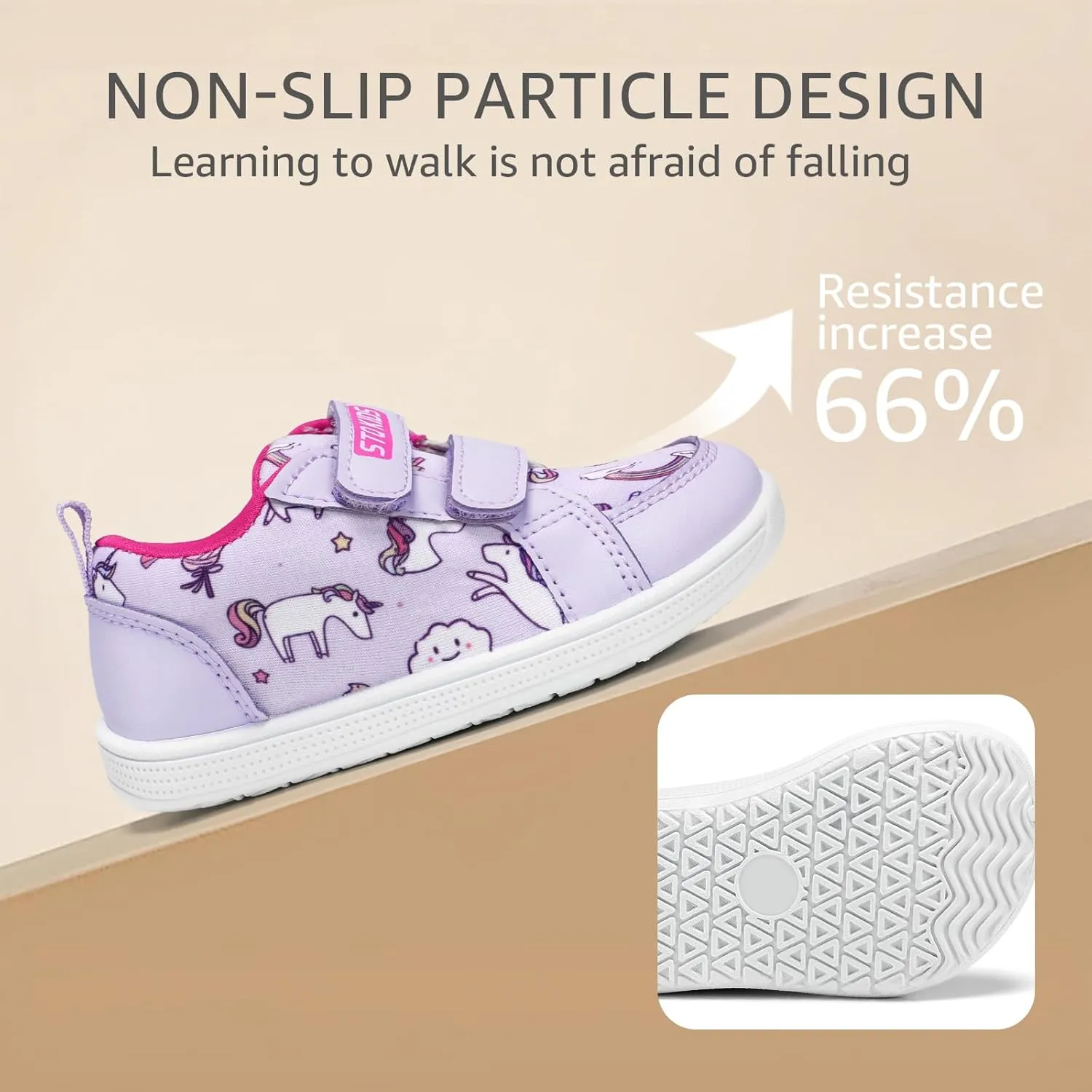 STQ Toddler Wide Toe Box Barefoot Shoes Girls Boys Sneakers Kids Tennis Shoes Lightweight Non-Slip Zero Drop First Walking Shoe Comfort Outdoor Activities School