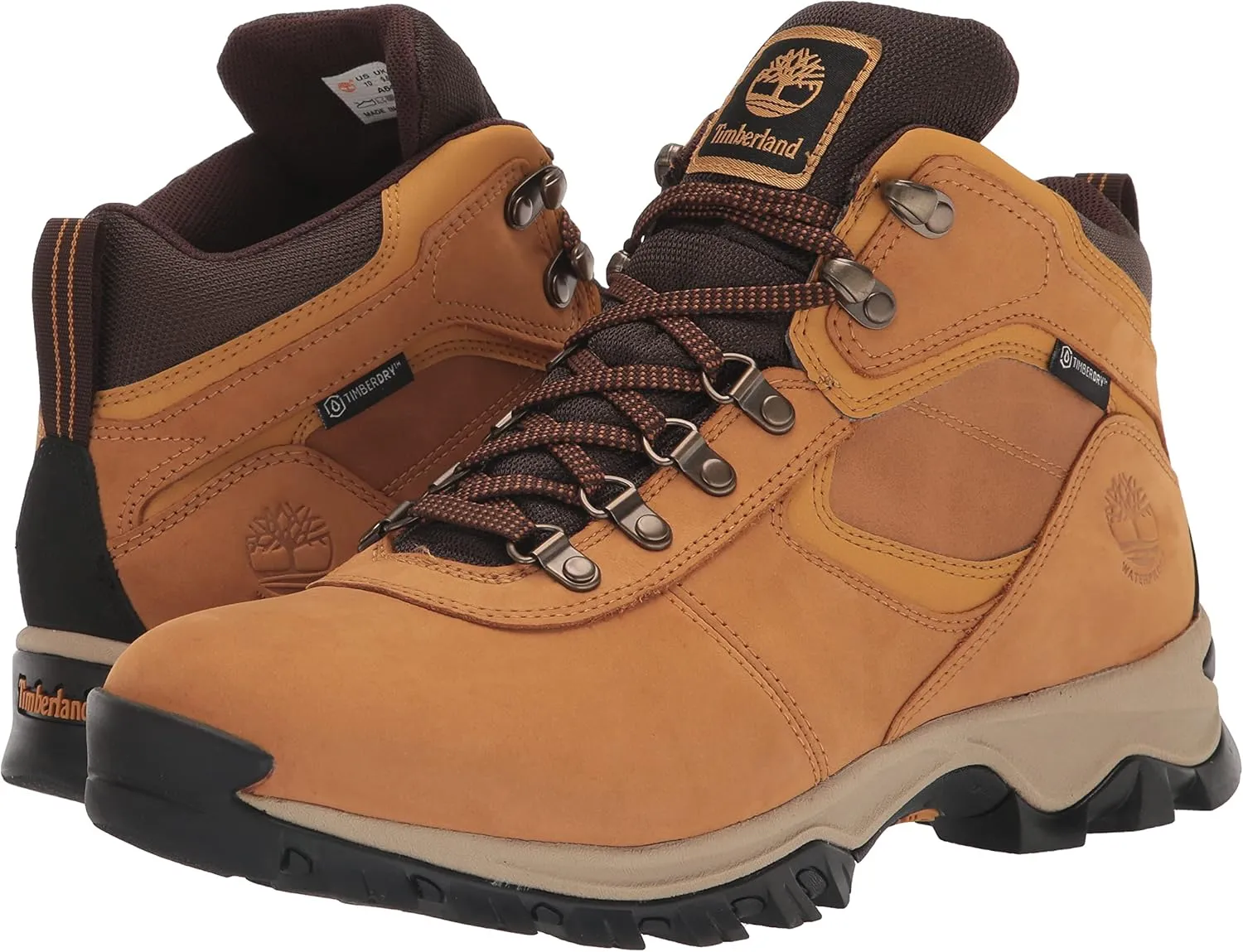 Timberland Mens Anti-Fatigue Hiking Waterproof Leather Mt. Maddsen