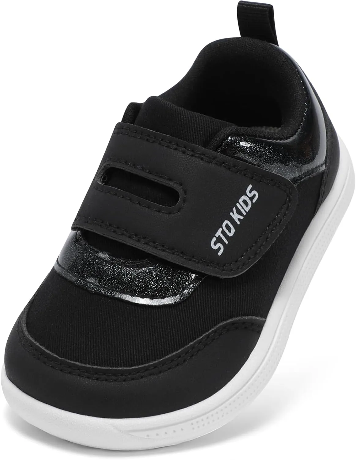 Toddler Wide Toe Box Barefoot Shoes Boys Girls Zero Drop,Baby First Walking Shoes Little Kids Sneakers Non-Slip Preschool Running Tennis Canvas Casual Preschool Outdoor Activities
