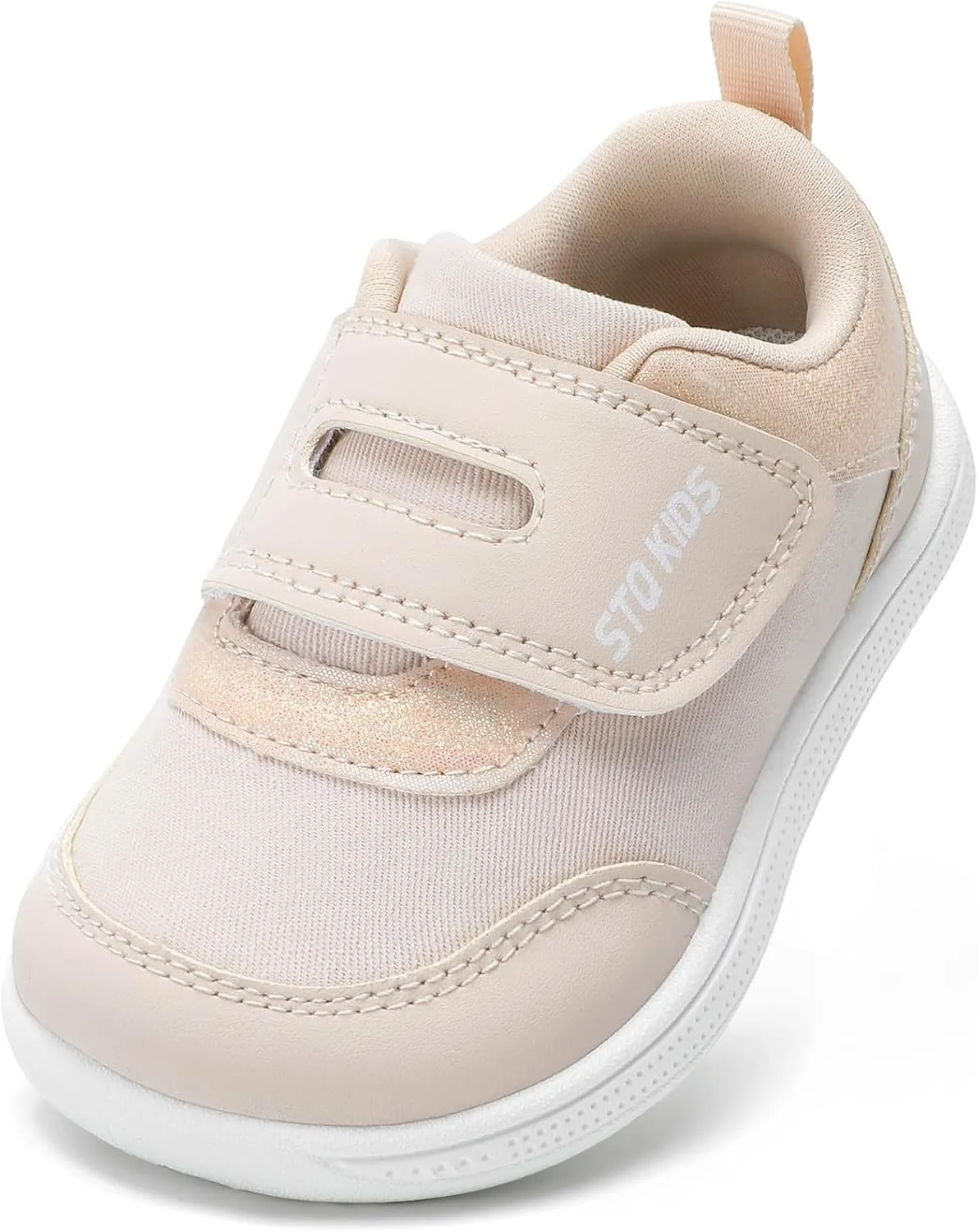 Toddler Wide Toe Box Barefoot Shoes Boys Girls Zero Drop,Baby First Walking Shoes Little Kids Sneakers Non-Slip Preschool Running Tennis Canvas Casual Preschool Outdoor Activities