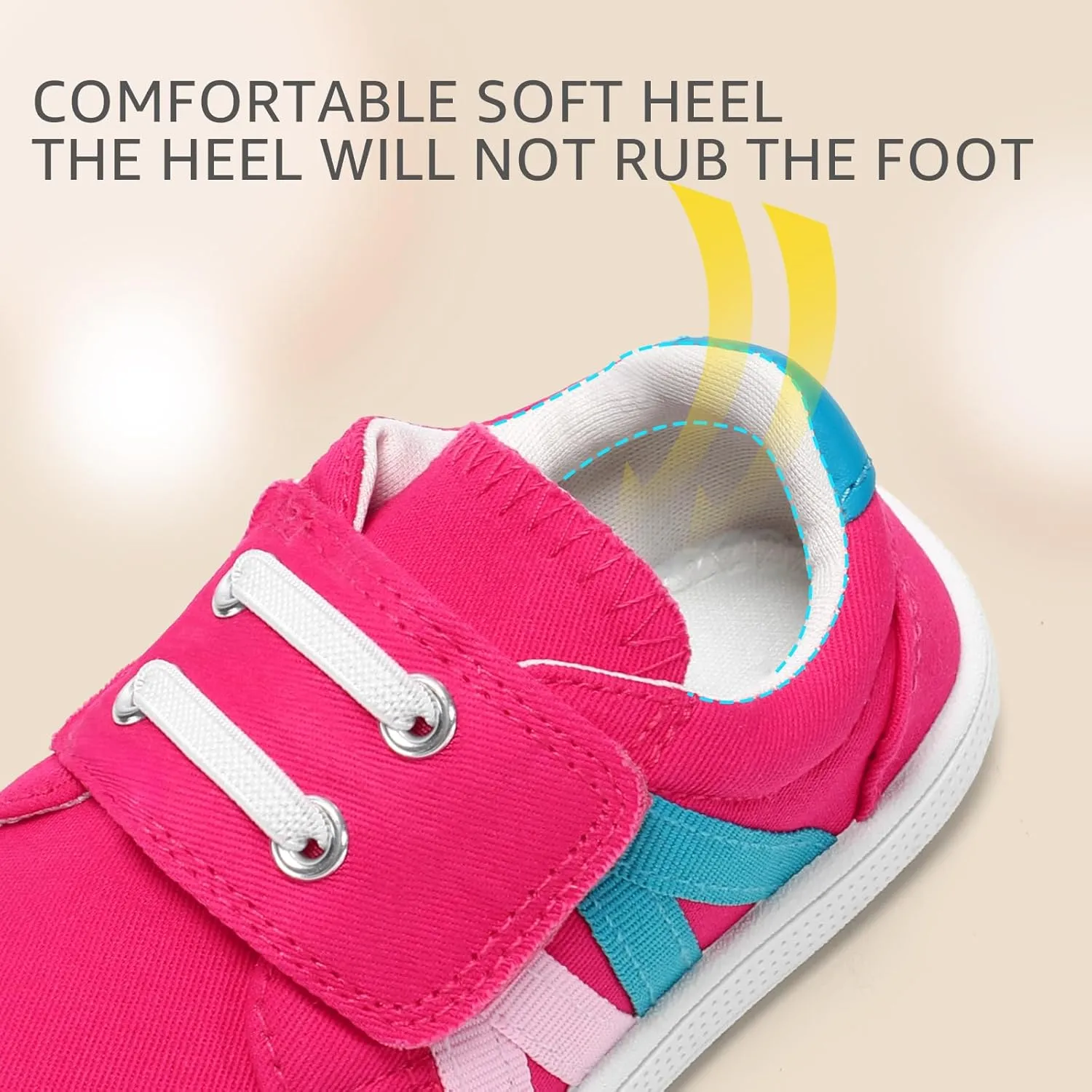 Toddler Wide Toe Box Shoes:Boys Barefoot Shoes Non-Slip Zero Drop Little Girls Slip on Sneakers,Baby First Walking Shoes Outdoor Activities