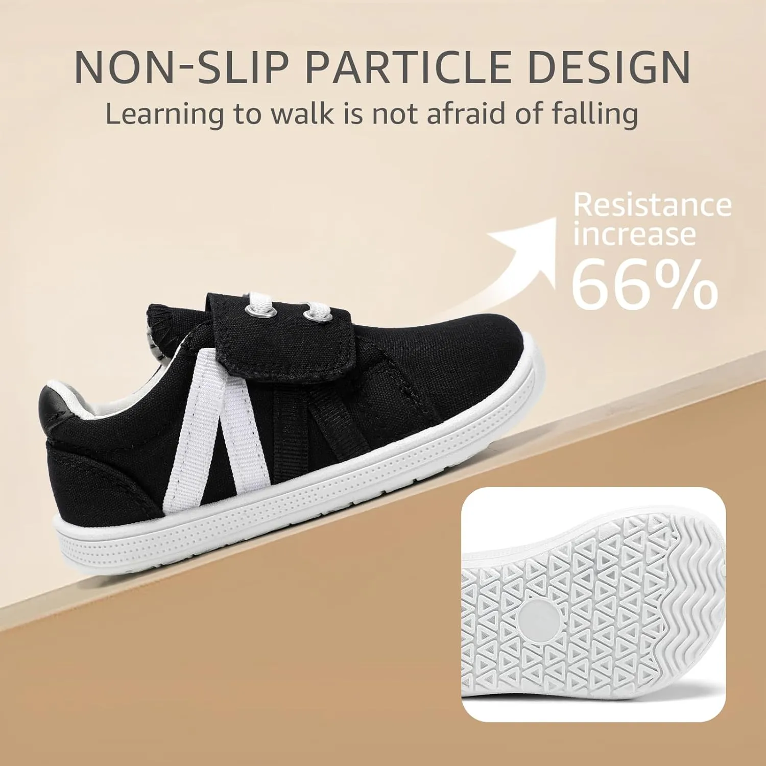 Toddler Wide Toe Box Shoes:Boys Barefoot Shoes Non-Slip Zero Drop Little Girls Slip on Sneakers,Baby First Walking Shoes Outdoor Activities