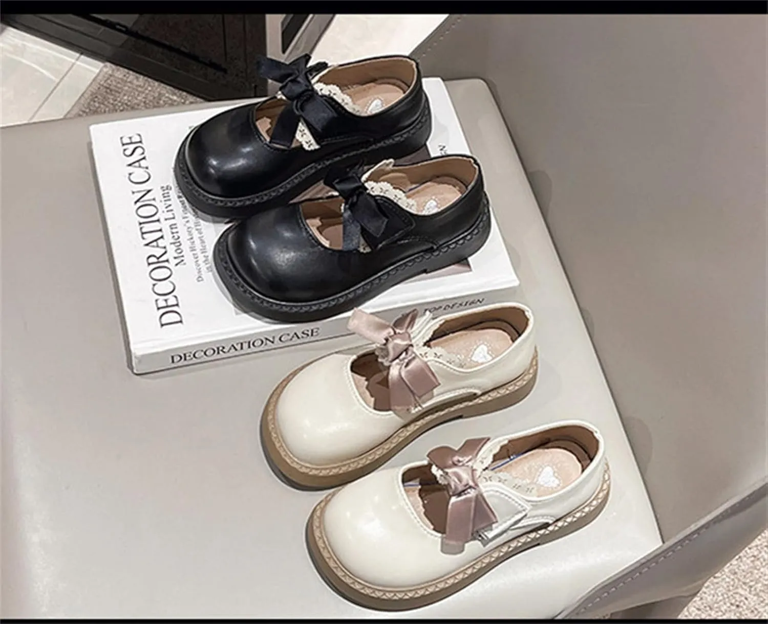 Toddler/Little Girls Mary Jane Dress Shoes Girls Loafers School Uniform Thick Non-Slip Sole Casual Shoe