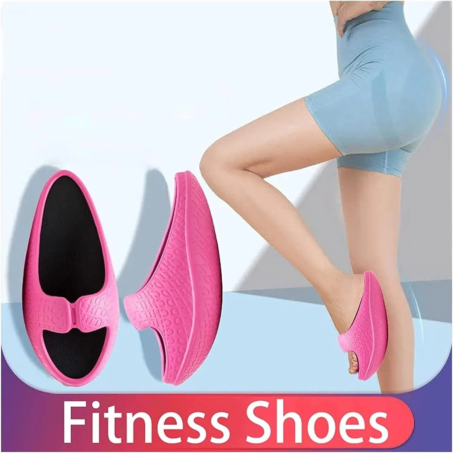 TOSOFT Summer Body-shaping Shaking Slippers For Women Soft Massage Sneakers Balance Training Sports Yoga Slimming Swing Shoes