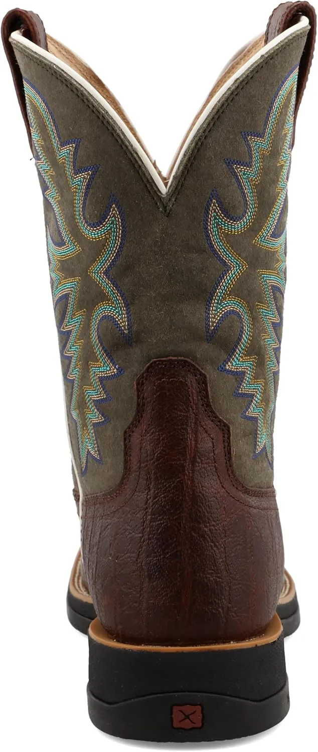 Twisted X Men's 11" Tech X Boot, Wide Square Toe with Tech X