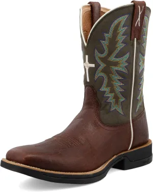 Twisted X Men's 11" Tech X Boot, Wide Square Toe with Tech X