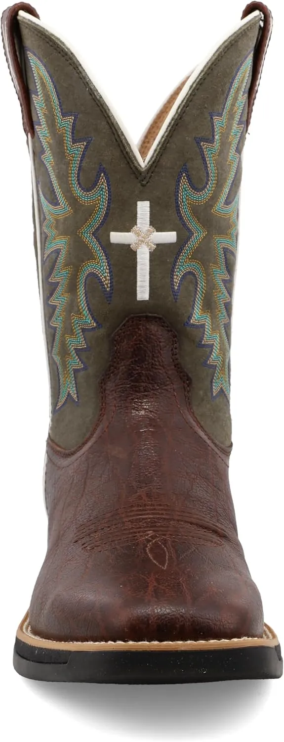 Twisted X Men's 11" Tech X Boot, Wide Square Toe with Tech X
