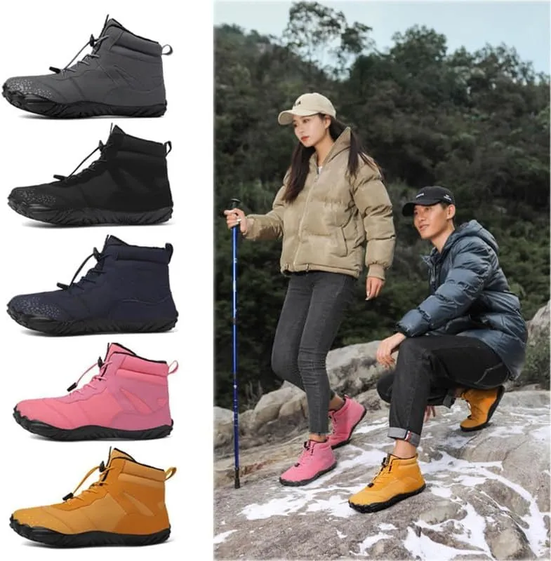Vindra Flex - Non-Slip & Universal Winter Barefoot Shoe Waterproof, Barefoot Boots Women, Winter Hiking Sneakers