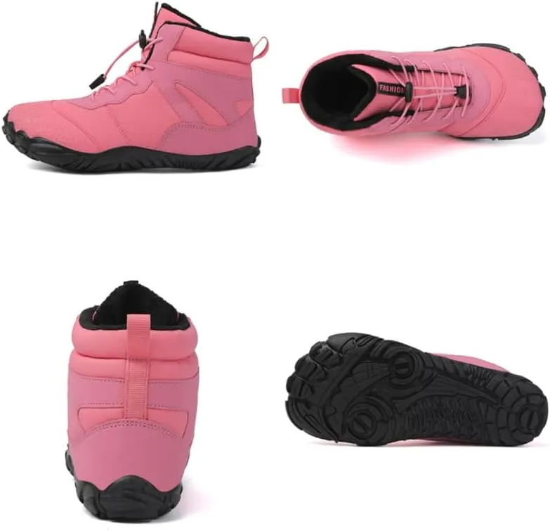Vindra Flex - Non-Slip & Universal Winter Barefoot Shoe Waterproof, Barefoot Boots Women, Winter Hiking Sneakers