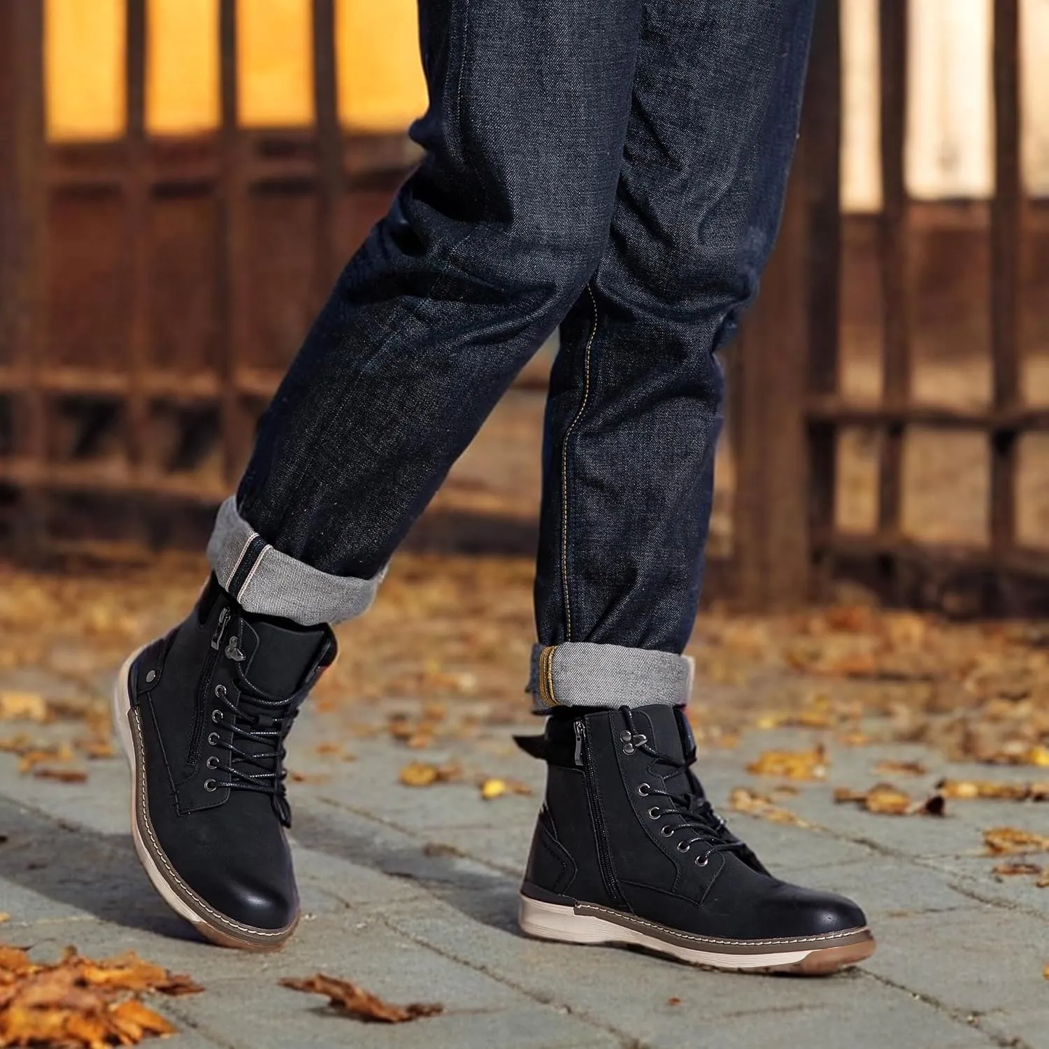Vostey Boots for Men Comfortable Casual Chukka Mens boot
