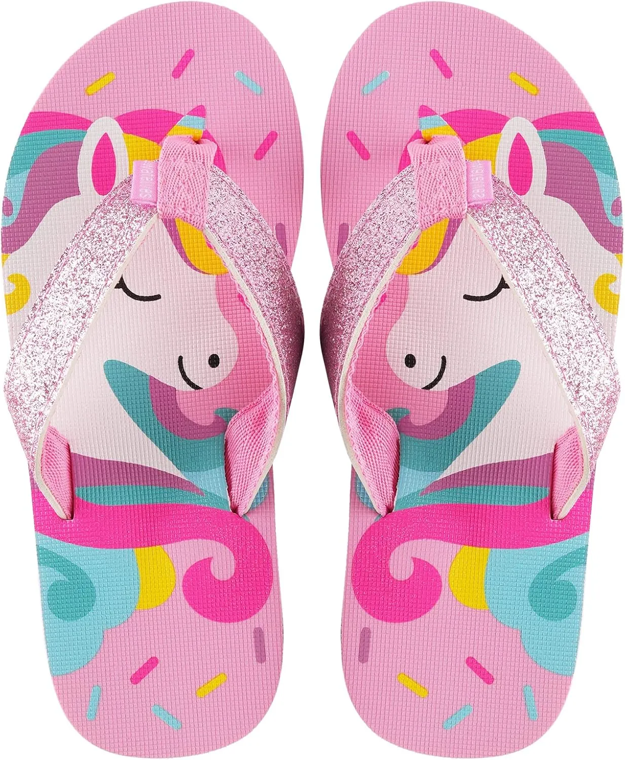WateLves Girls Flip Flops Toddler Boys Girls Non-Slip Sport Sandals for Beach Swim Pool(Little Kid/Big Kid)