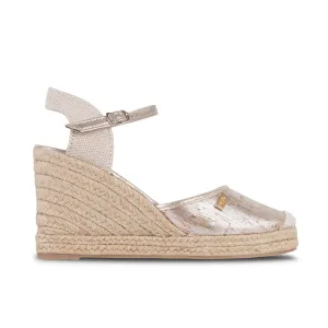 Wedge Shoe Espadrilles Capri Metal