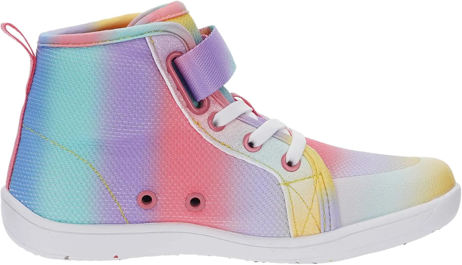 WHITIN Kids/Toddler Wide Barefoot Shoes | Girls/Boys Classic High Top Sneakers | Wide Foot Freedom | Natural Growth