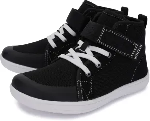 WHITIN Kids/Toddler Wide Barefoot Shoes | Girls/Boys Classic High Top Sneakers | Wide Foot Freedom | Natural Growth