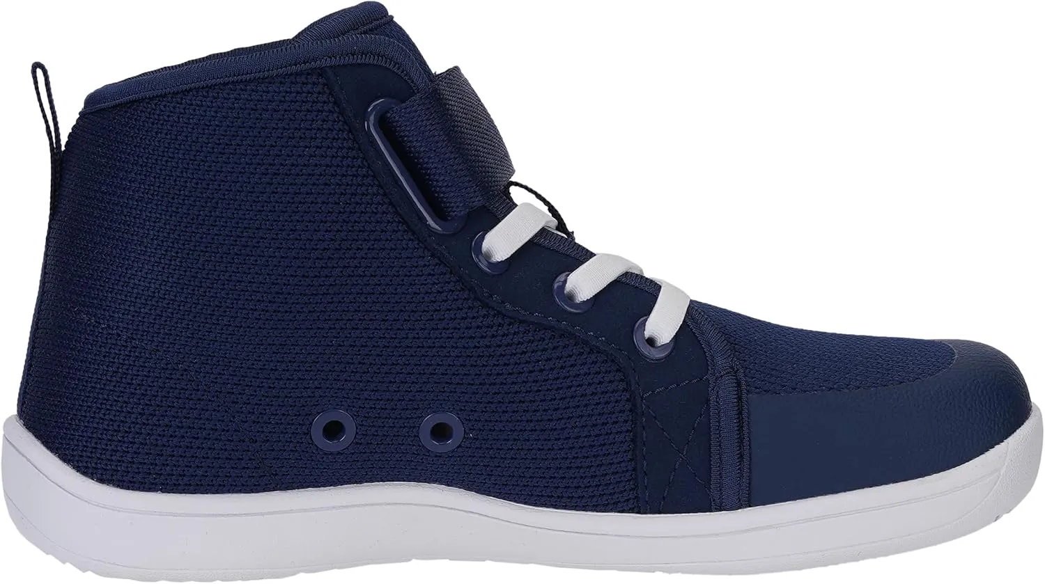 WHITIN Kids/Toddler Wide Barefoot Shoes | Girls/Boys Classic High Top Sneakers | Wide Foot Freedom | Natural Growth