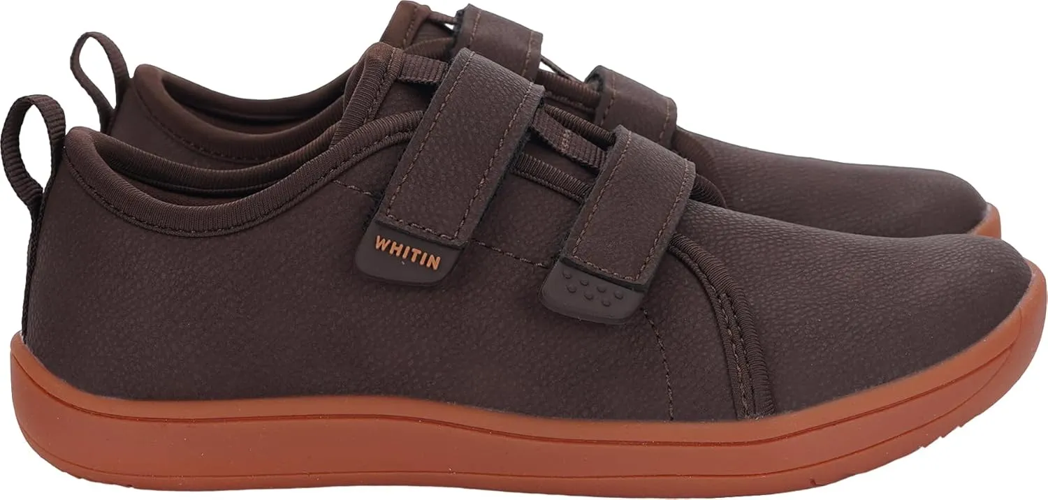WHITIN Toddler/Boys/Girls Barefoot Shoes | Kids Wide Width Minimalist Sneakers | Classic Canvas | Supports Natural Foot Growth