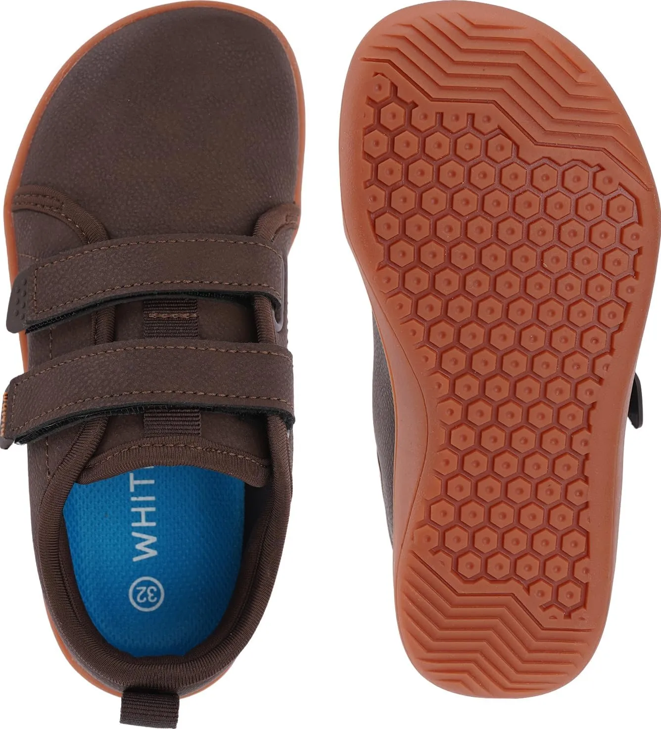 WHITIN Toddler/Boys/Girls Barefoot Shoes | Kids Wide Width Minimalist Sneakers | Classic Canvas | Supports Natural Foot Growth