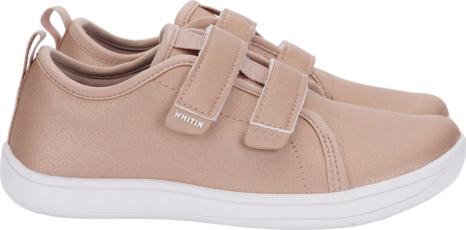 WHITIN Toddler/Boys/Girls Barefoot Shoes | Kids Wide Width Minimalist Sneakers | Classic Canvas | Supports Natural Foot Growth